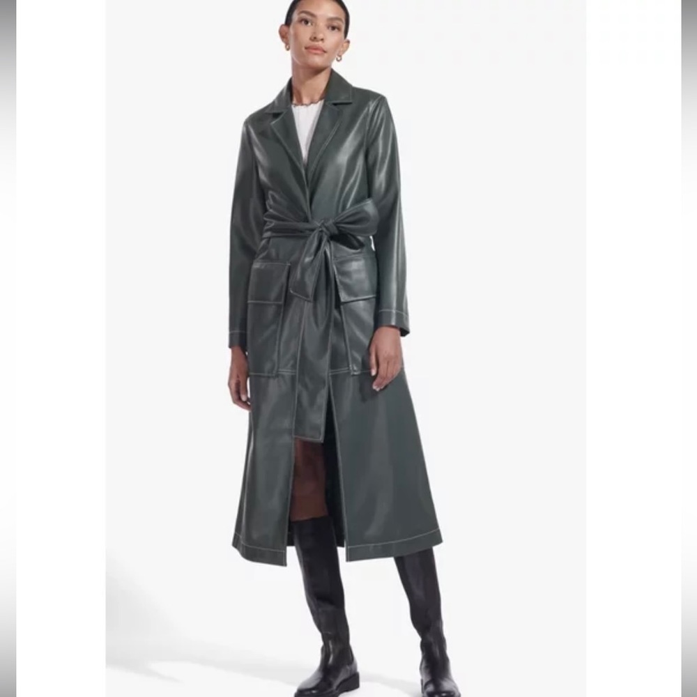 Staud vegan leather jacket